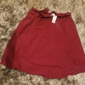 NY Collection Fit & Flare Skirt